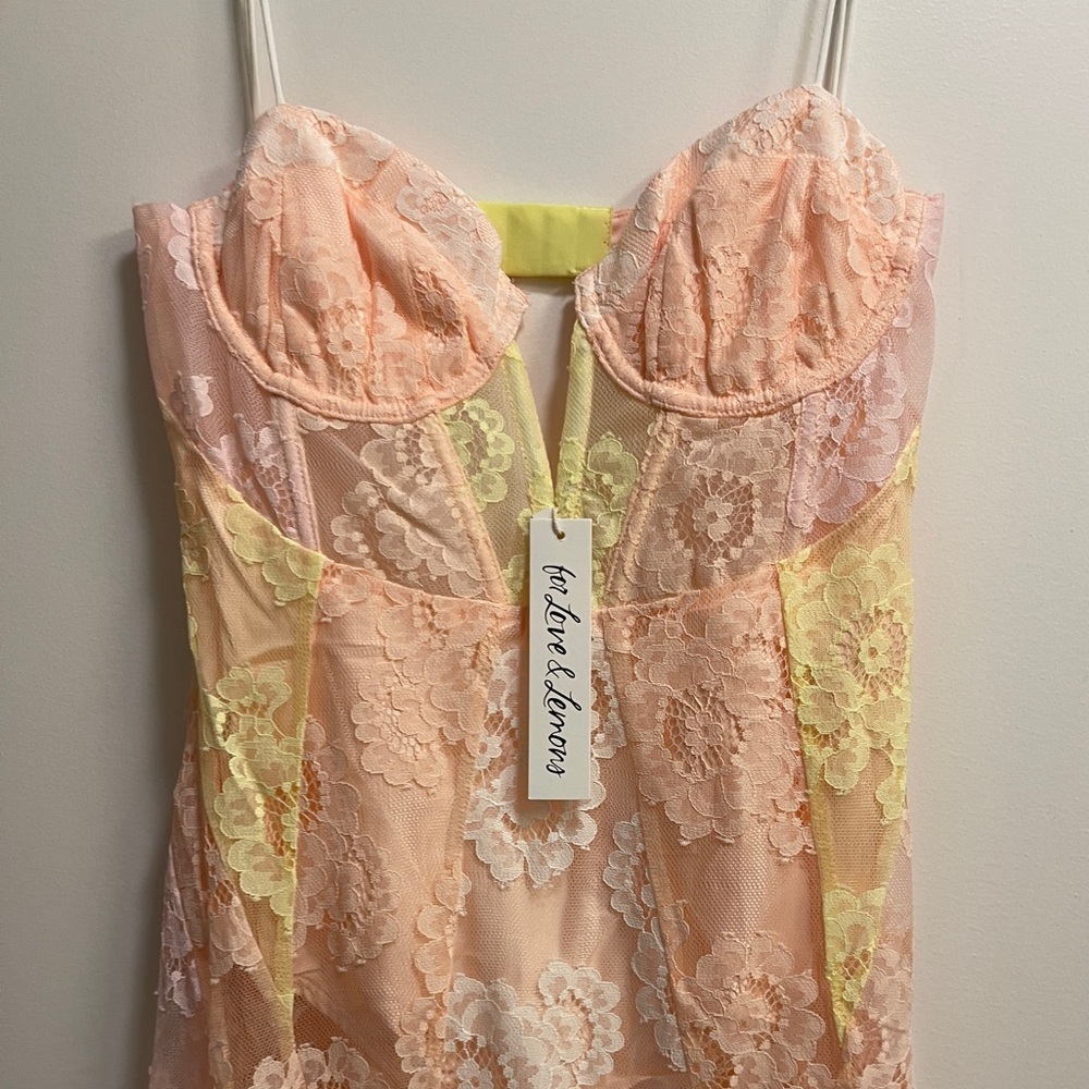 For Love & Lemons Blossom Lace Maxi Dress - Picture 4 of 6